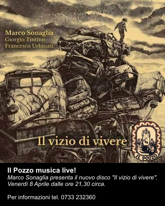 Marco Sonaglia presenta il nuovo disco “Il vizio di vivere”.